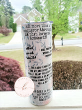 Load image into Gallery viewer, Floral Scripture Tumbler