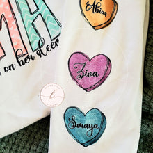 Load image into Gallery viewer, This mama wears her heart on her sleeve