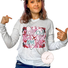 Load image into Gallery viewer, Love Love Love Long Sleeve Shirt