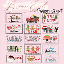 Load image into Gallery viewer, Personalized Christmas basket