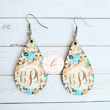 Load image into Gallery viewer, Monogram Fall Earrings