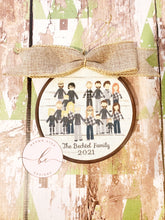 Load image into Gallery viewer, Farmhouse Stick Family Christmas Ornament