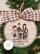 Load image into Gallery viewer, Farmhouse Stick Family Christmas Ornament