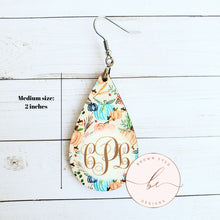 Load image into Gallery viewer, Monogram Fall Earrings